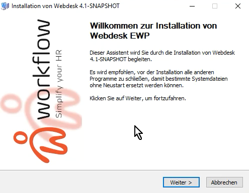 Installer DE 1 Installer DE 1